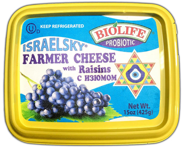 Sweet Cheese with Raisin, 15oz 425 gr