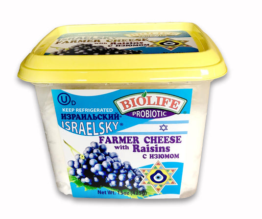 Sweet Cheese with Raisin, 15oz 425 gr