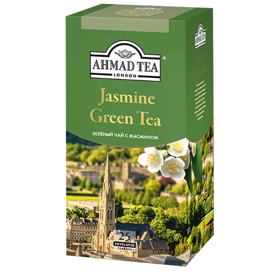 Jasmine Green Tea, Ahmad Tea, 25 Tea Bags (1.41 oz)