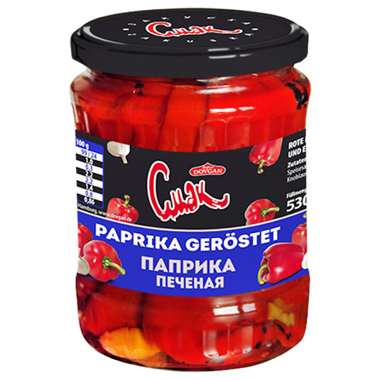 Pickled Roasted Sweet Pepper, Smak, 530g / 18.7 oz