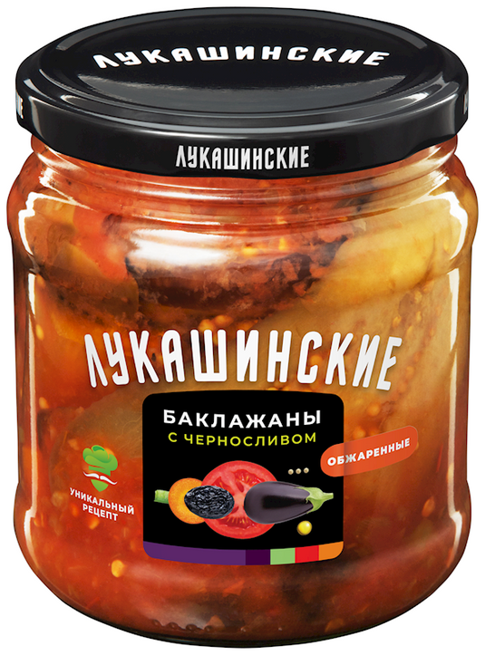 Eggplant "Lukashinskie" fried, with Prunes 460g