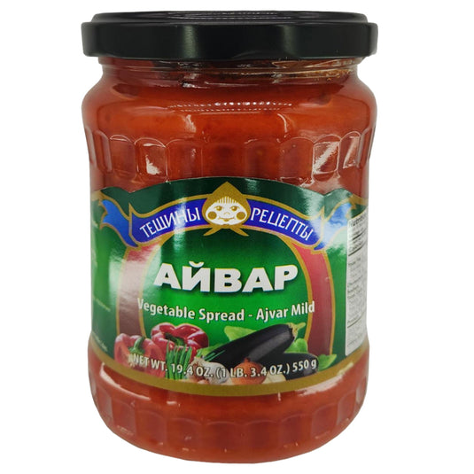 Ajvar, Tescha's Recipes, 550g / 19.4 oz