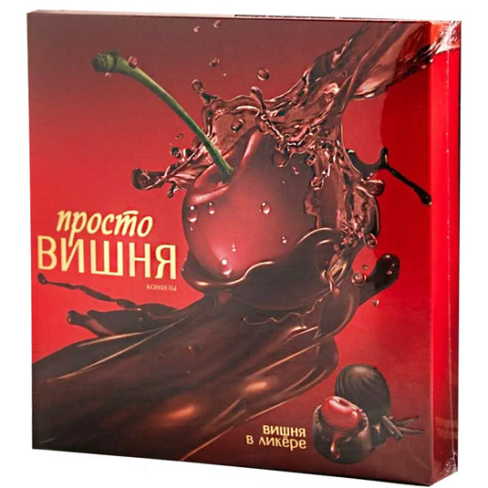 Chocolate Candies Gift Box "Just Cherry", Akkond, 200 g / 7.05 oz