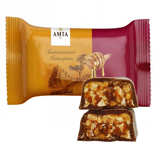 Peanut Brittle "Baikal Meteorite", AMTA СF, 226 g / 7.97 oz