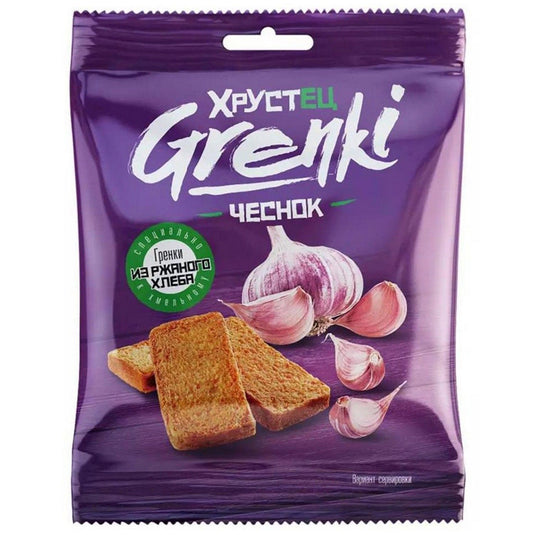 Garlic Rye Croutons “Krutets”, 2.82 oz / 80 g