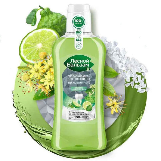 Sea Salt Mineral Mouthwash, Forest Balsam, 400ml / 13.5 fl oz