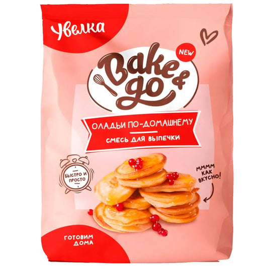Homestyle Pancake Mix "Bake & Go", Uvelka, 250g / 8.82 oz