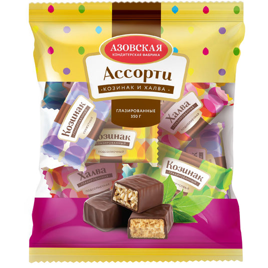 Ассорти из халвы и козинаков в шоколаде, 350 г