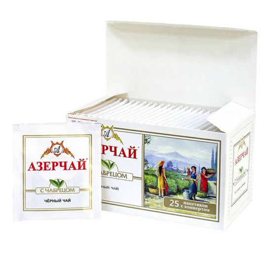 Black Tea with Thyme, Azercay, 25 Tea Bags