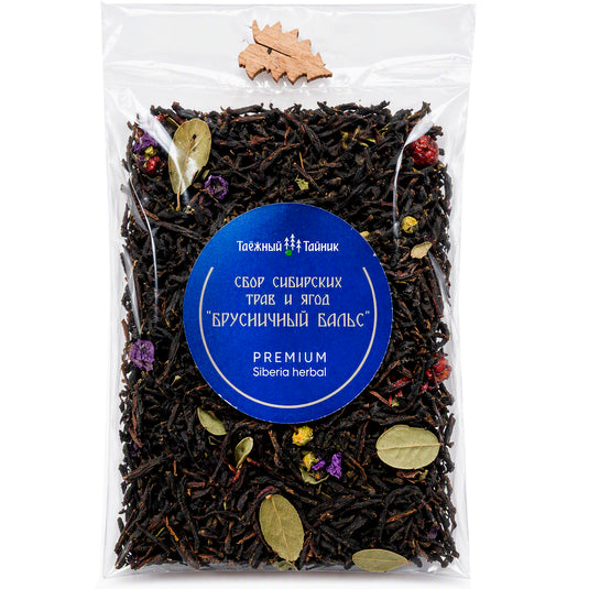 Siberian Herbal and Berry Tea Blend “Lingonberry Waltz”, Taiga Cache, 50g /1.76 oz
