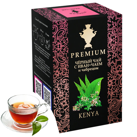 Black Tea with Ivan Tea & Thyme "Kenya" Premium Loose Leaf, 100g