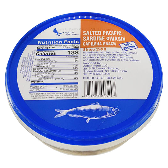 Salted Pacific Sardine “Ivasi”, North Fish, 750g/ 26.46 oz