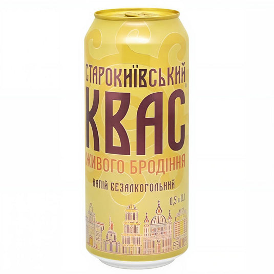 Kvass of Live Fermentation, Obolon, 0.5L / 16.91 oz