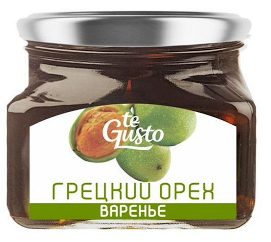 Russian Jam "te Gusto" Green Walnut
