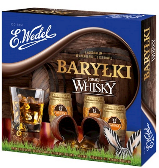 Chocolate candies Barrels Whiski Wedel 200 g