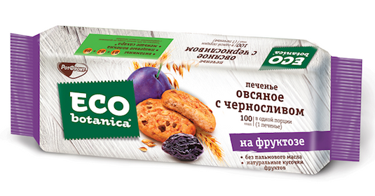 Oatmeal Cookies "Eco Botanica" with Prunes 280g