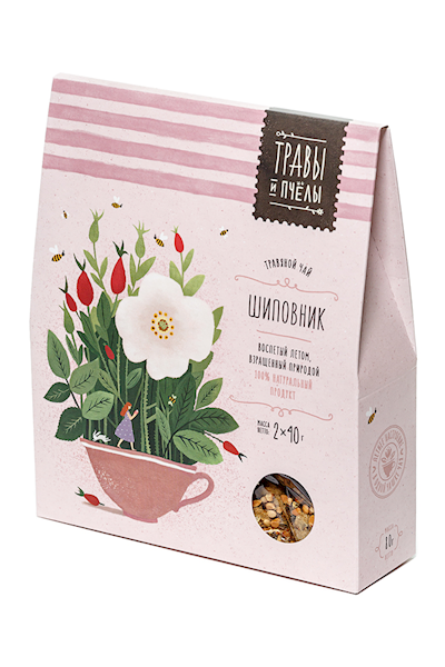 Herbal tea "Bees&Honey" Rosehip 80g
