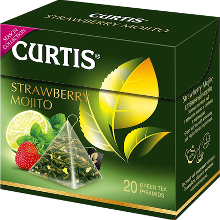 Green tea "Curtis" Strawberry Mojito (20 count)