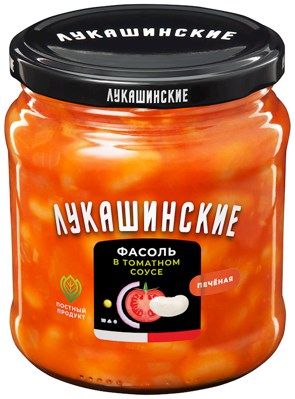 Baked beans in tomate paste Lukashinskie 450 g