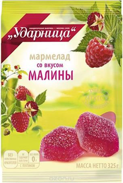 Marmalade &quot;Udarnitsa&quot; Raspberry Flavor 325g