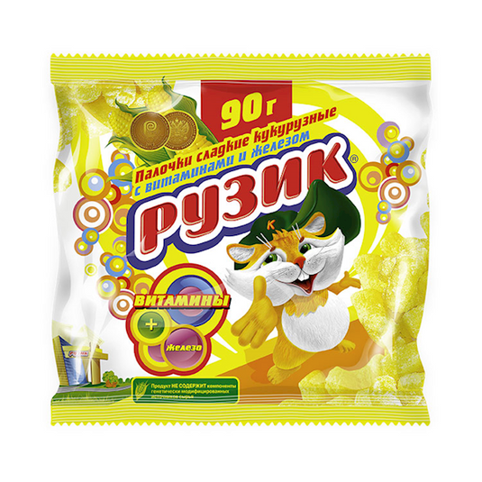Sweet Corn Sticks "Ruzik" in Packet 90gr