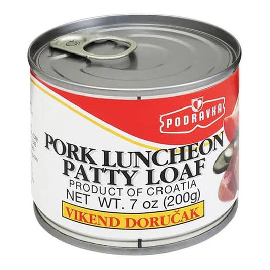 Pork Luncheon Patty Loaf, Podravka, 200g / 7.05oz