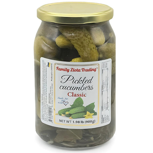 Огурцы маринованные классические, 900 г