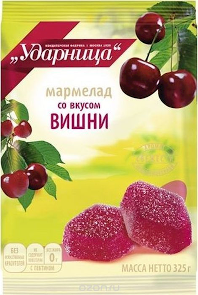 Marmalade &quot;Udarnitsa&quot; Cherry flavor 325g