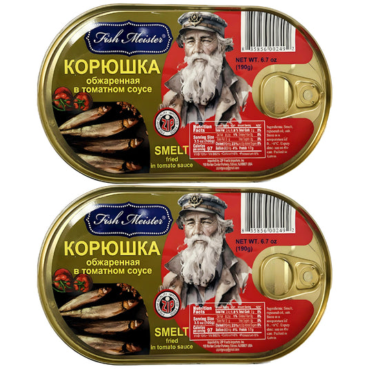 PACK 2 Fried Smelt in Tomato Sauce, 190g x 2