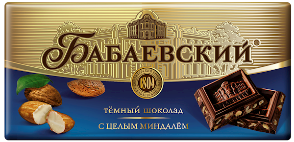 Imported Russian Chocolate &quot;Babaevskiy&quot; with Almonds