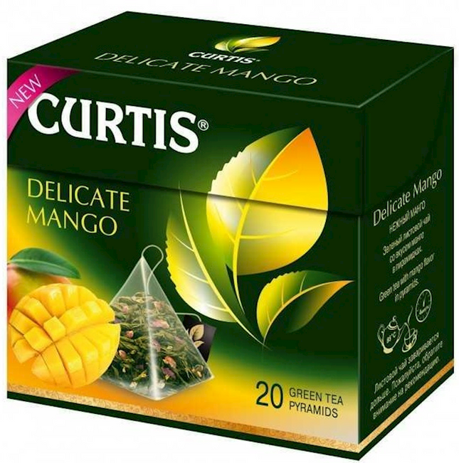 Чай зеленый Curtis Delicate Mango 20 пак