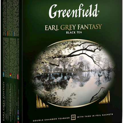 Greenfield Black Tea &quot;Earl Grey Fantasy&quot; 100 count