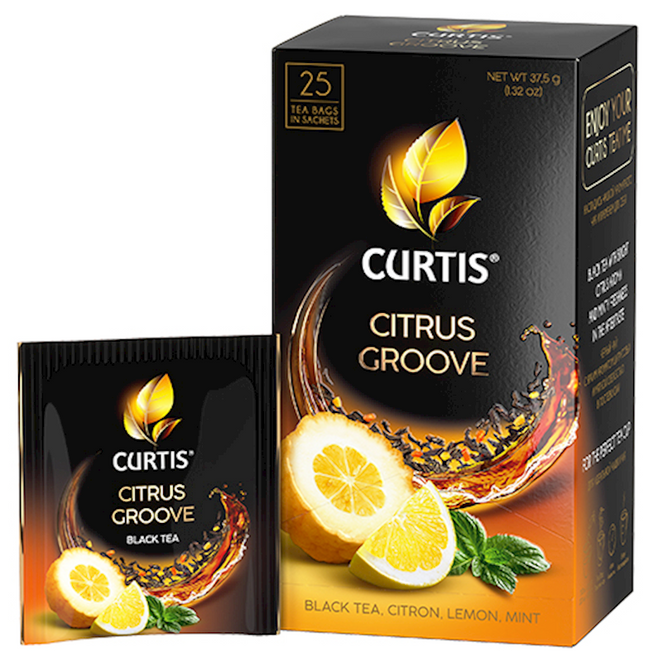 Black tea Curtis Citrus groove 25 teabags