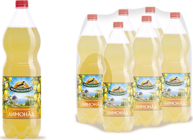 Carbonated soft drink Chernogolovka Lemonade 2 l