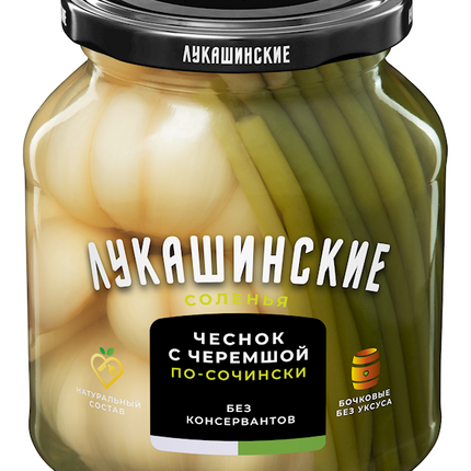 Garlic with Ramson &quot;Lukashinskie&quot; Sochi style 340g