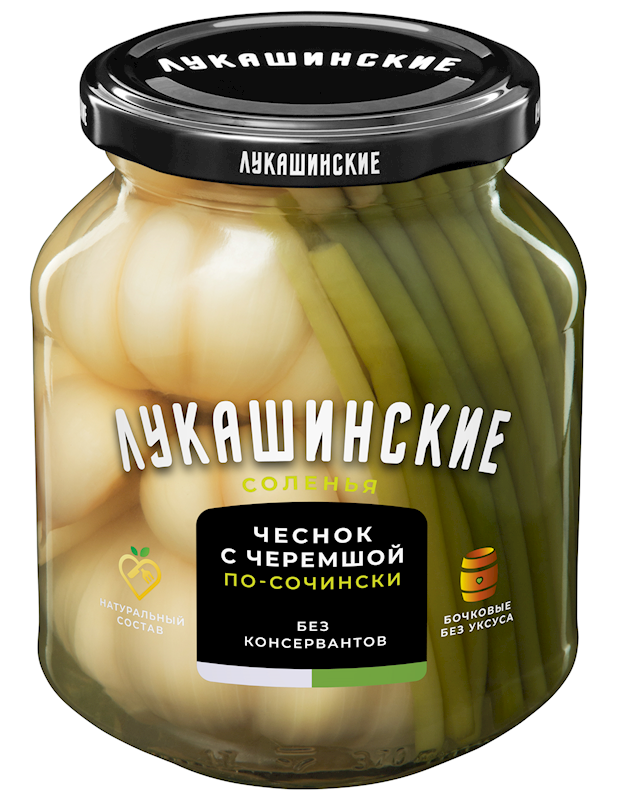 Garlic with Ramson &quot;Lukashinskie&quot; Sochi style 340g