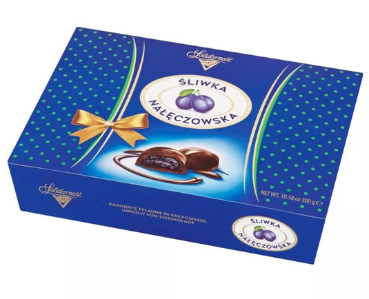 Sliwka Plum in Chocolate (Paper Pack), 10.58 oz / 300 g