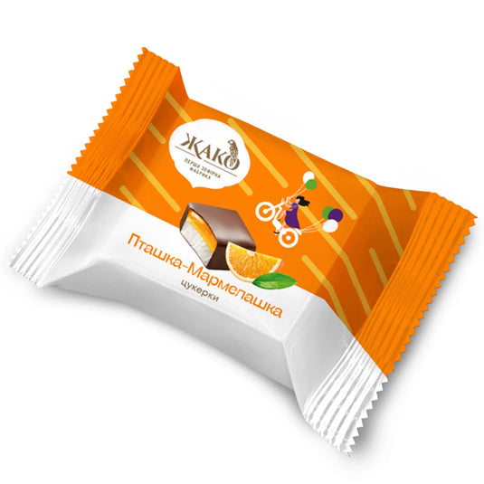 Souffle Candy with Orange Marmalade, Ptashka-Marmelashka, 226g