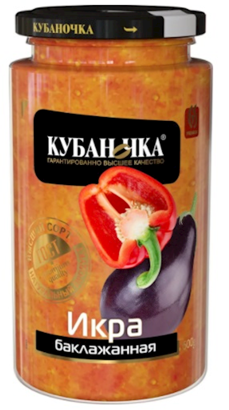Eggplant paste &quot;Kubanochka&quot; 500g