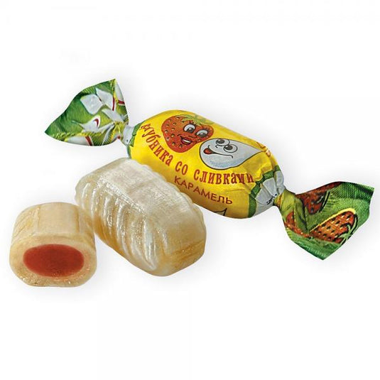 Caramel "Strawberry and Cream", 0.5 lb / 0.22 kg