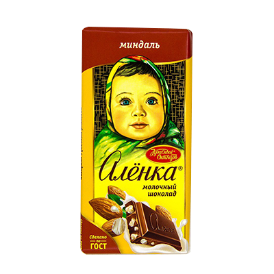 Milk chocolate Alionka with almonds 90 g