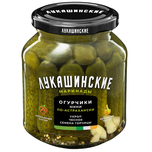 Cucumbers with Spicy Greens "Astrahan-Style", 670g