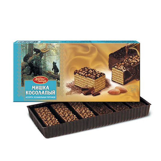 Вафельный торт "Мишка косолапый" Ассорти