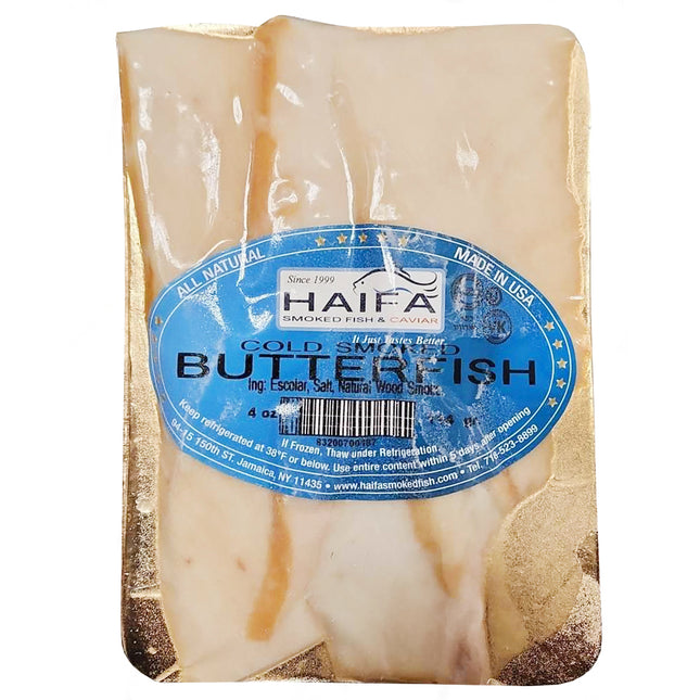 Sliced Cold-Smoked Butter Fish, 8 oz