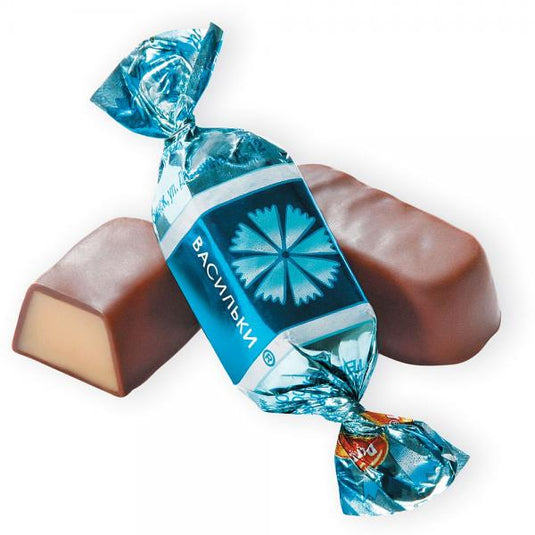 Chocolate Candy"Vasilki" with Nuts and Brandy, 0.5 lb / 0.22 kg