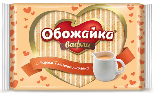 "Wafer "Obozhaika" with Boiled Condensed Milk Flavor "