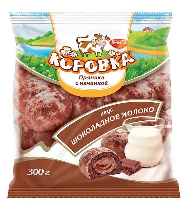 Gingerbread &quot;Korovka&quot; taste of chocolate milk