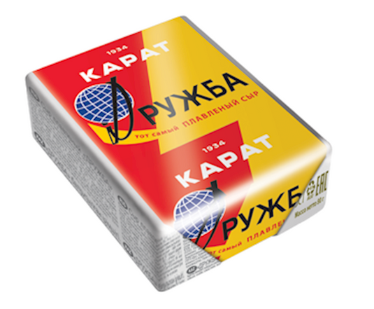Processed Cheese "Druzhba" 90g