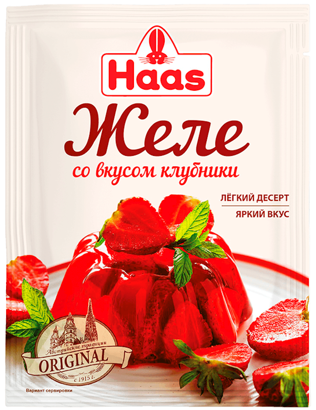 Jelly Haas Strawberry 50 g