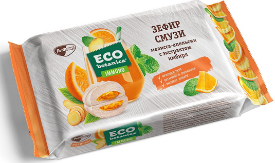Zefir smuzi Eco-Botanica melissa and orange 280 g